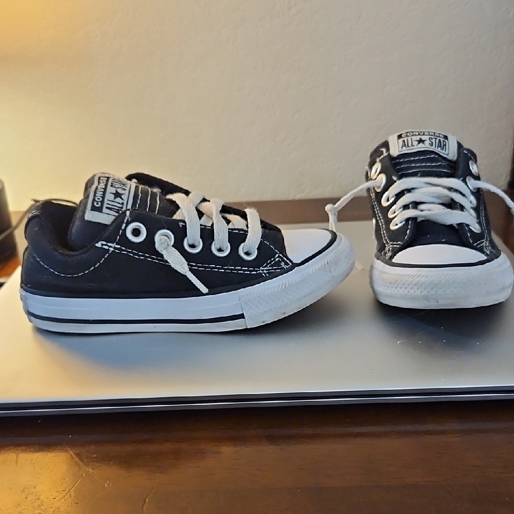 Converse Kids Black Sneakers